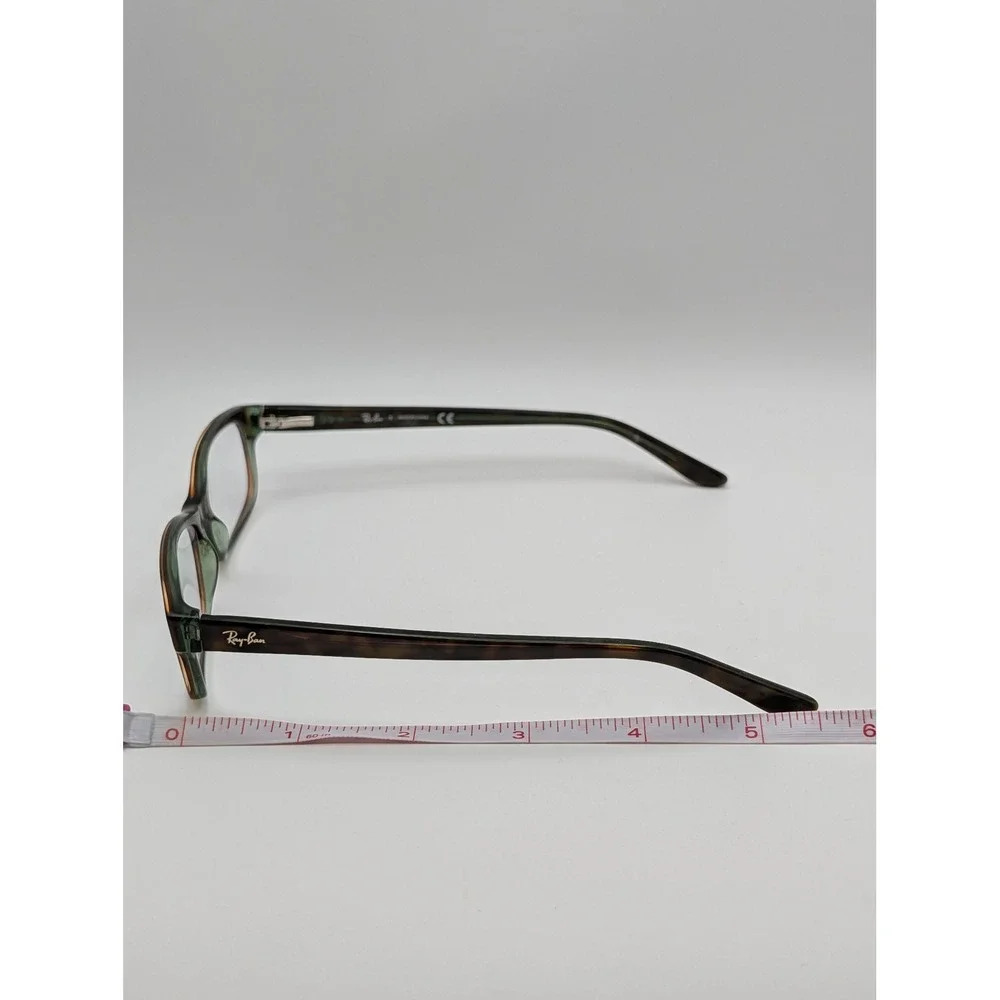 Rayban RB 5187 2445 Tortoise Green Rectangular Eyeglasses Frames 52-16-140